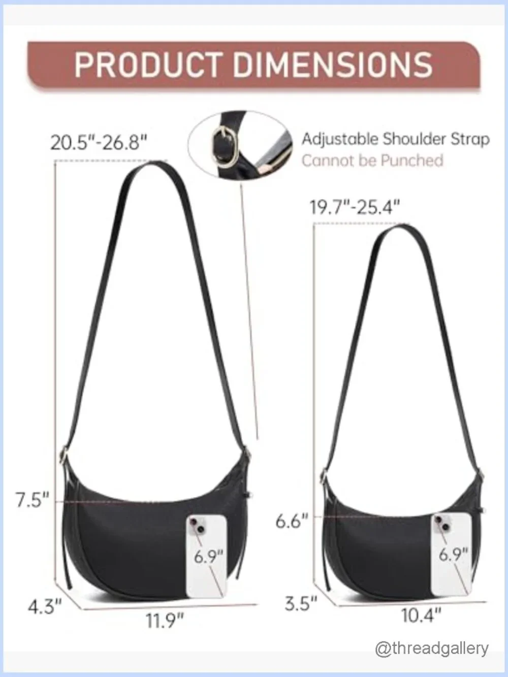 Woven Crescent Hobo Crossbody Bag Set with Detachable Pouch